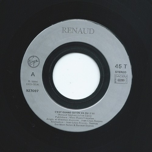 Renaud est quand - quand, qu'on